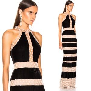 Patbo Patricia Bonaldi Beaded Velvet Gown